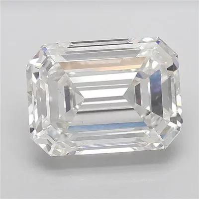 17.08ct F VS2 Rare Carat Ideal Cut Emerald Lab Grown Diamond