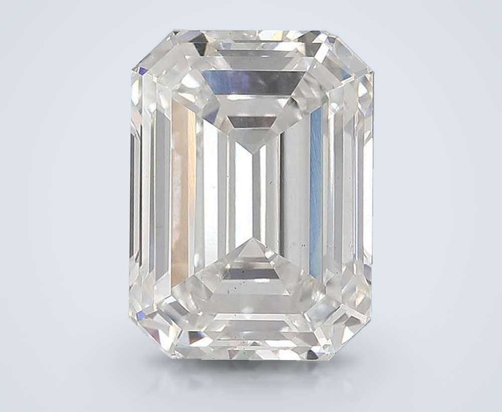 17.08ct F VS2 Rare Carat Ideal Cut Emerald Lab Grown Diamond