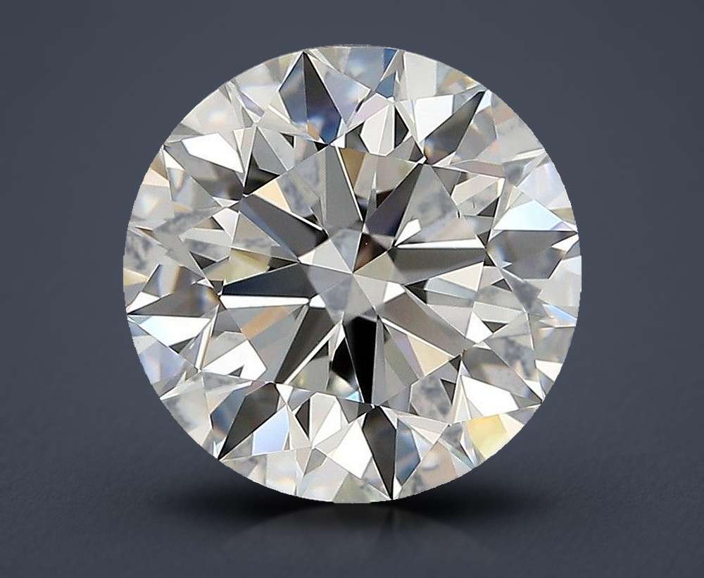 4.72ct G VS2 Rare Carat Ideal Cut Round Diamond
