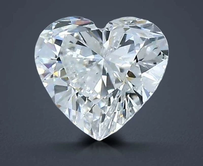 1.00ct E VS1 Rare Carat Ideal Cut Heart Diamond