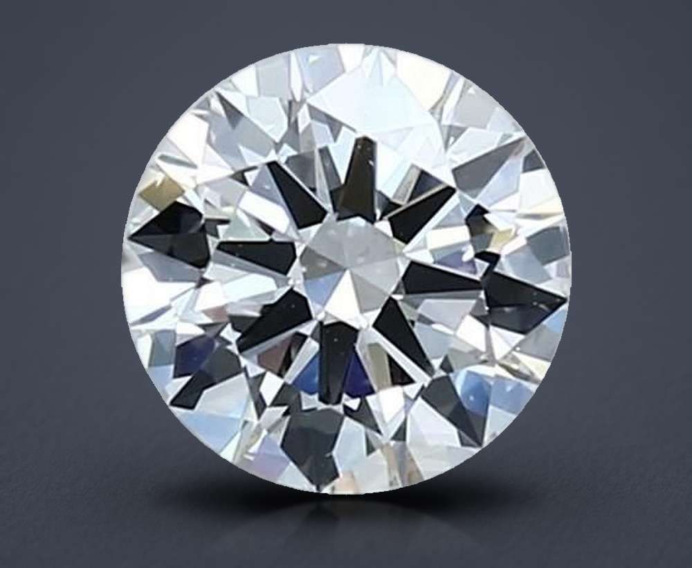 0.90ct E VVS2 Rare Carat Ideal Cut Round Diamond