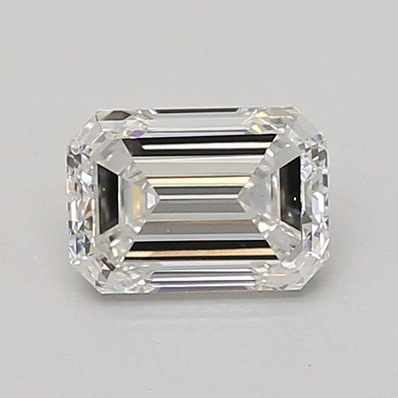 0.89ct E VVS2 Very Good Cut Emerald Lab Grown Diamond