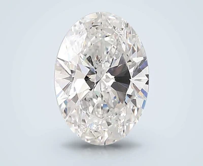 3.08ct E VVS2 Rare Carat Ideal Cut Oval Lab Grown Diamond