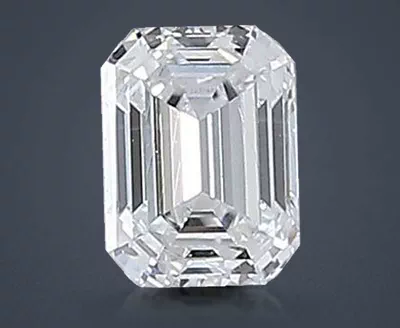 0.30ct D SI1 Very Good Cut Emerald Diamond