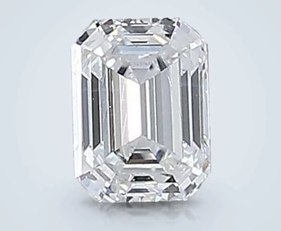 0.30ct D SI1 Very Good Cut Emerald Diamond