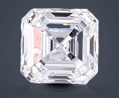 1.47ct D VVS2 Very Good Cut Asscher Lab Grown Diamond