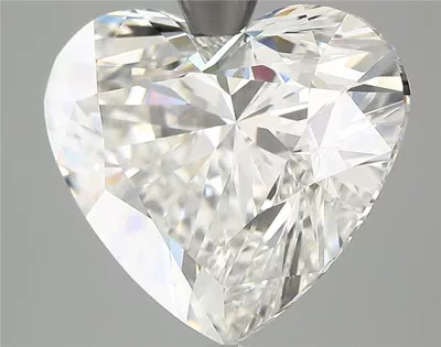 7.08ct G VVS2 Rare Carat Ideal Cut Heart Lab Grown Diamond