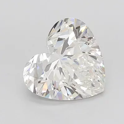 6.07ct G VVS2 Rare Carat Ideal Cut Heart Lab Grown Diamond