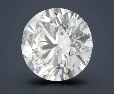 2.76ct K VVS2 Rare Carat Ideal Cut Round Diamond