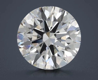 3.06ct H VVS2 Rare Carat Ideal Cut Round Lab Grown Diamond