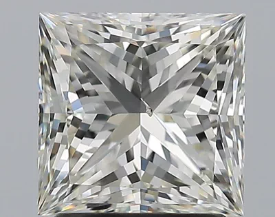 2.01ct J SI1 Rare Carat Ideal Cut Princess Diamond