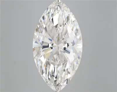 5.19ct F VS2 Rare Carat Ideal Cut Marquise Lab Grown Diamond