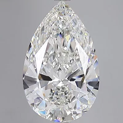15.04ct F VVS2 Rare Carat Ideal Cut Pear Lab Grown Diamond