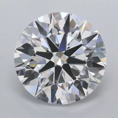 4.05ct D FL Rare Carat Ideal Cut Round Lab Grown Diamond