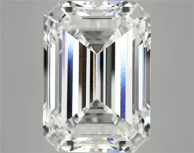 12.62ct F VVS2 Excellent Cut Emerald Lab Grown Diamond