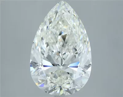 4.16ct G SI1 Rare Carat Ideal Cut Pear Diamond