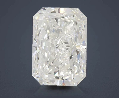 11.53ct F VVS2 Rare Carat Ideal Cut Radiant Lab Grown Diamond