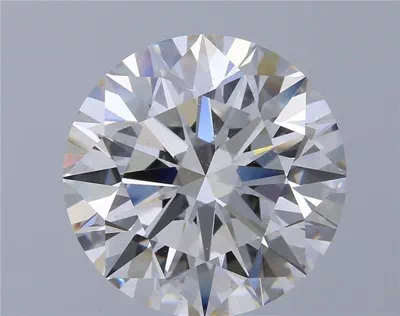 5.53ct H VS1 Rare Carat Ideal Cut Round Lab Grown Diamond
