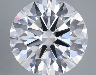 5.08ct D VS2 Rare Carat Ideal Cut Round Lab Grown Diamond