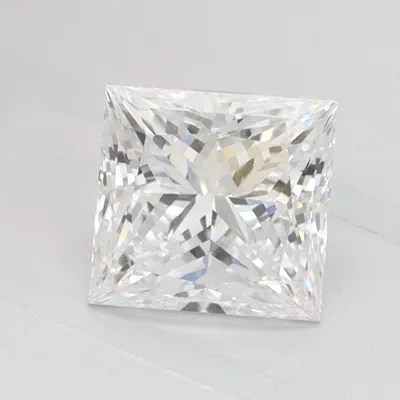 1.07ct D IF Rare Carat Ideal Cut Princess Lab Grown Diamond