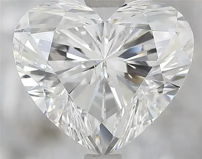 3.01ct E SI2 Rare Carat Ideal Cut Heart Diamond