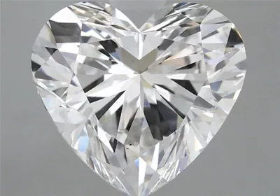 5.01ct F VS1 Rare Carat Ideal Cut Heart Lab Grown Diamond