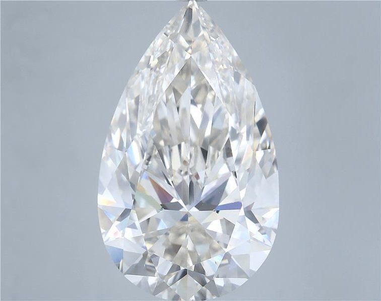10.12ct I IF Rare Carat Ideal Cut Pear Diamond