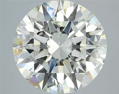 4.30ct K SI1 Rare Carat Ideal Cut Round Diamond