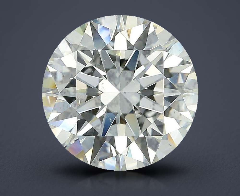 4.30ct K SI1 Rare Carat Ideal Cut Round Diamond