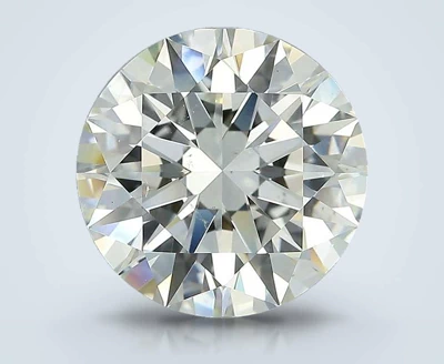 4.30ct K SI1 Rare Carat Ideal Cut Round Diamond