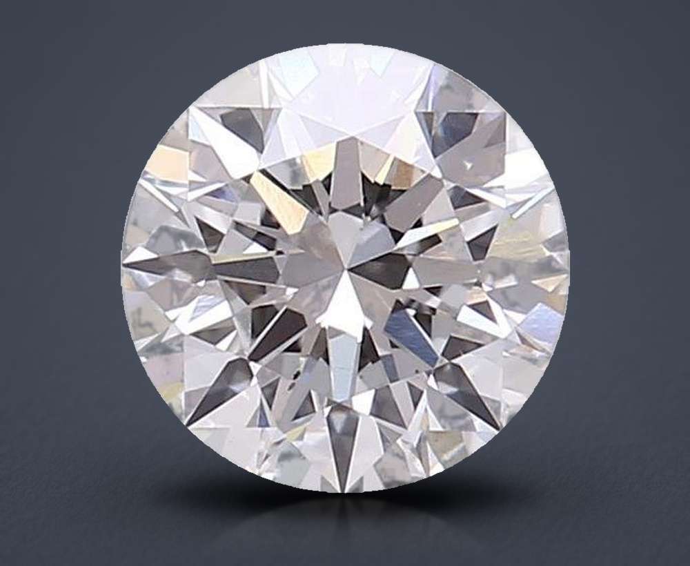2.10ct F VS2 Rare Carat Ideal Cut Round Lab Grown Diamond
