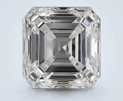 3.02ct F SI2 Rare Carat Ideal Cut Asscher Diamond