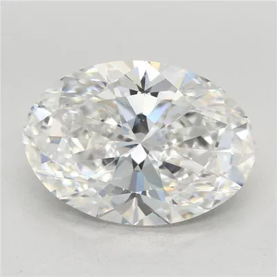 4.52ct E VS1 Rare Carat Ideal Cut Oval Lab Grown Diamond