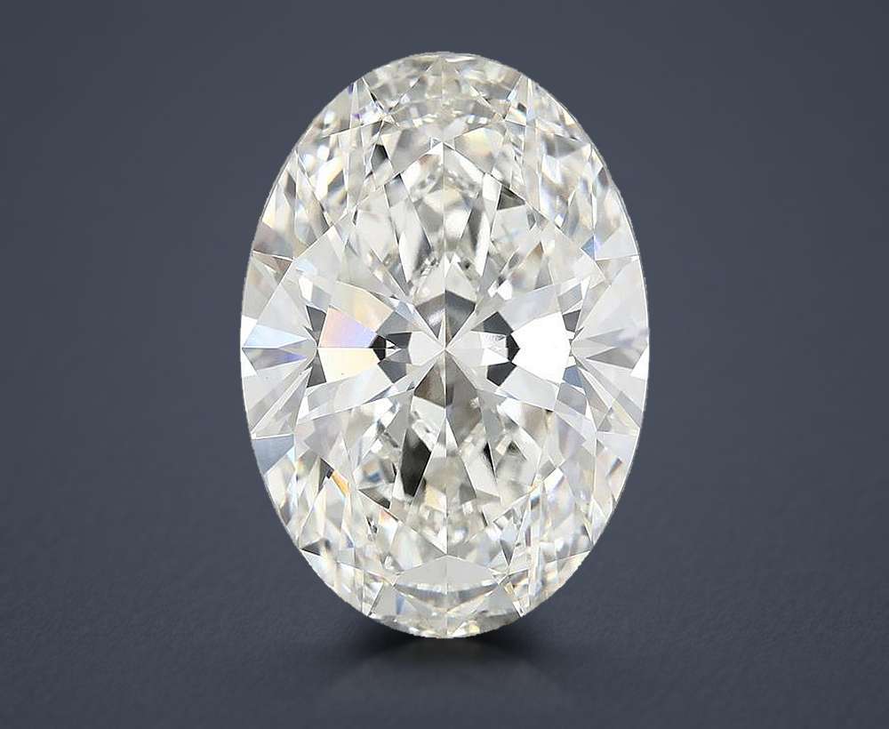 12.15ct F VS1 Rare Carat Ideal Cut Oval Lab Grown Diamond