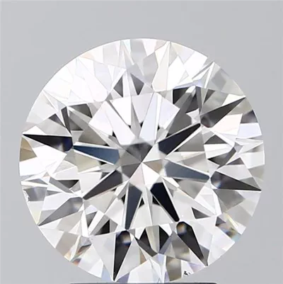 2.72ct E SI1 Rare Carat Ideal Cut Round Lab Grown Diamond