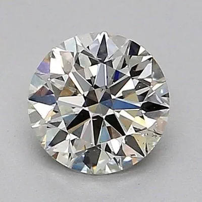 0.58ct I SI1 Rare Carat Ideal Cut Round Diamond