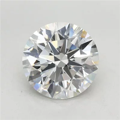4.10ct F VVS2 Rare Carat Ideal Cut Round Lab Grown Diamond
