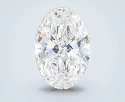 11.22ct E VVS2 Rare Carat Ideal Cut Oval Lab Grown Diamond