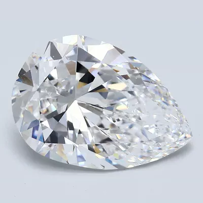 7.07ct D SI1 Very Good Cut Pear Diamond