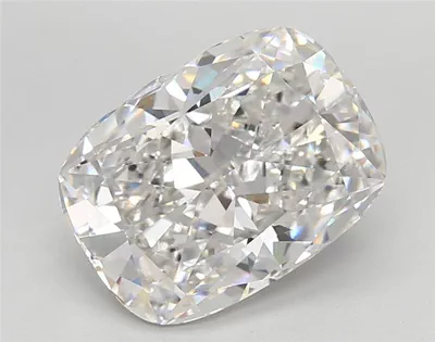 3.65ct F VVS2 Rare Carat Ideal Cut Cushion Lab Grown Diamond