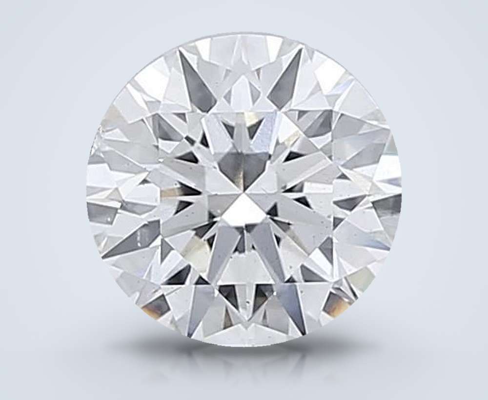 3.98ct G SI1 Rare Carat Ideal Cut Round Lab Grown Diamond