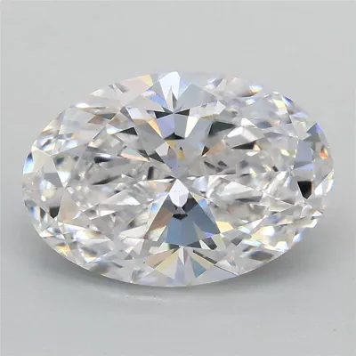 2.56ct D VS1 Rare Carat Ideal Cut Oval Lab Grown Diamond