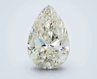5.01ct J SI2 Rare Carat Ideal Cut Pear Diamond