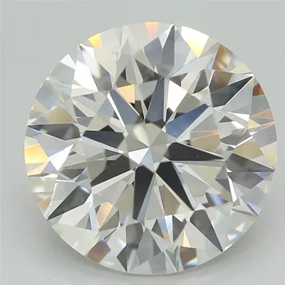 2.86ct F VVS2 Rare Carat Ideal Cut Round Lab Grown Diamond