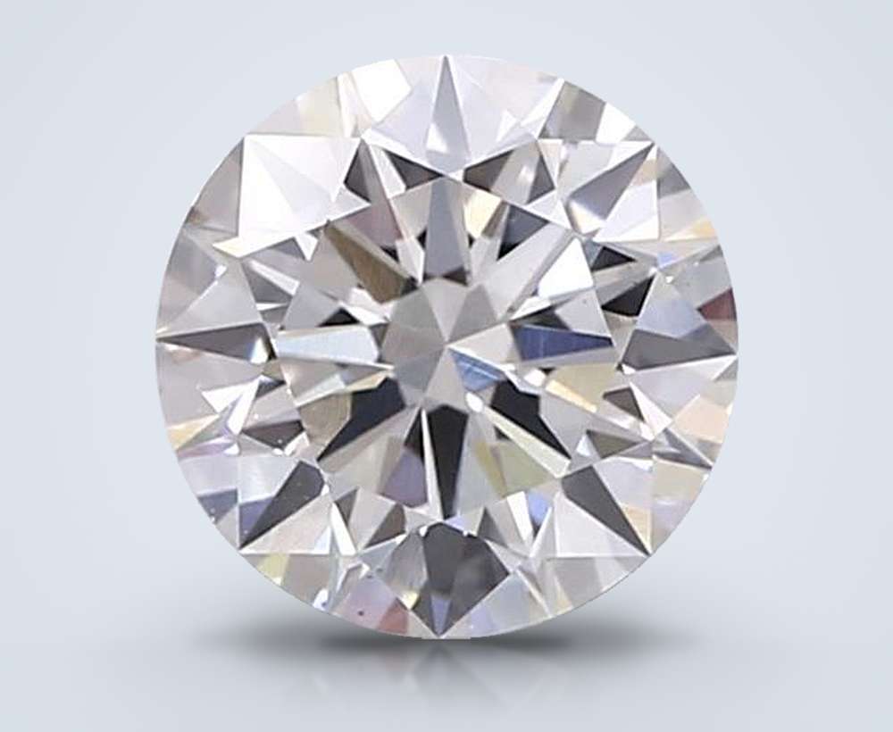 2.08ct H VS1 Rare Carat Ideal Cut Round Lab Grown Diamond