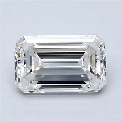 2.70ct H VS1 Excellent Cut Emerald Diamond