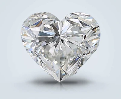3.03ct H VS1 Rare Carat Ideal Cut Heart Diamond