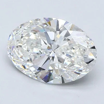 2.03ct H SI1 Rare Carat Ideal Cut Oval Diamond