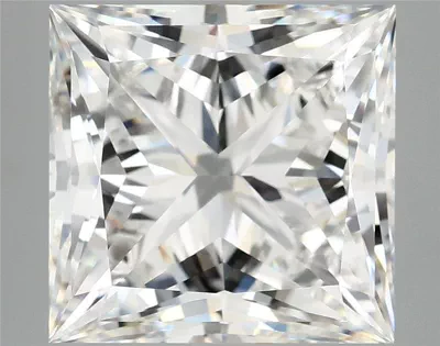 7.86ct E VVS2 Rare Carat Ideal Cut Princess Lab Grown Diamond