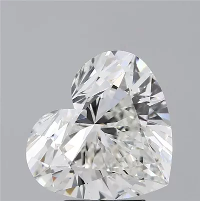 4.16ct F VS1 Rare Carat Ideal Cut Heart Lab Grown Diamond